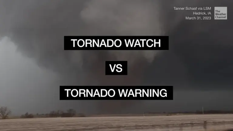 tornado warning vs watch — US news