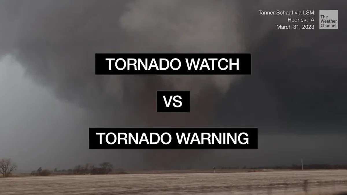 weather forecast tornado warning — US news